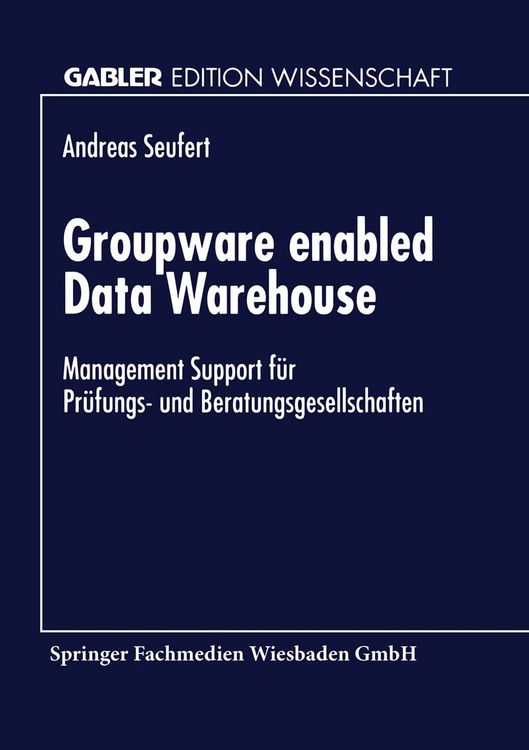 Produktbild: Groupware enabled Data Warehouse
