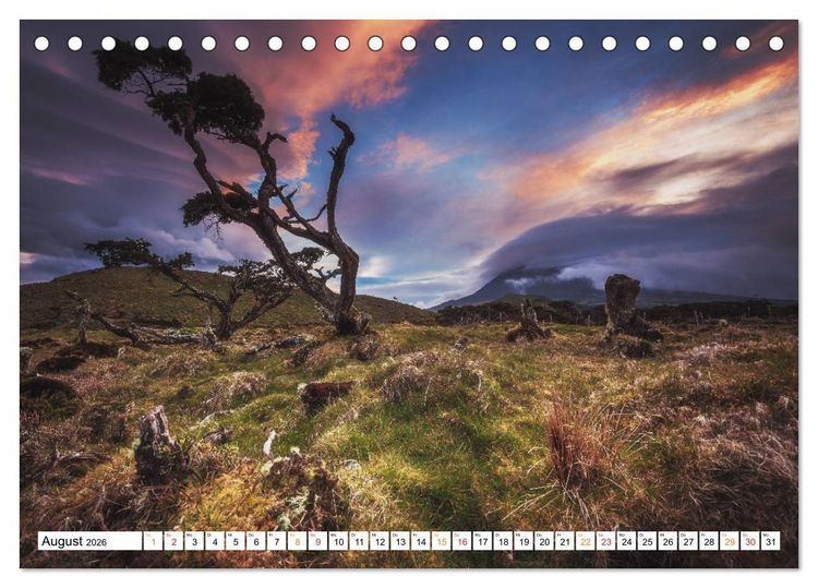 Produktbild: Azoren &ndash; Paradies im Atlantik (Tischkalender 2026 DIN A5 quer), CALVENDO Monatskalender