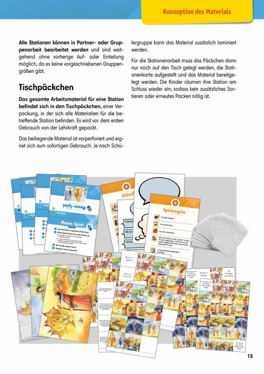 Produktbild: Arbeitsmaterial Grundschule. Stationenlernen Religion: Mose, Prophet Gottes