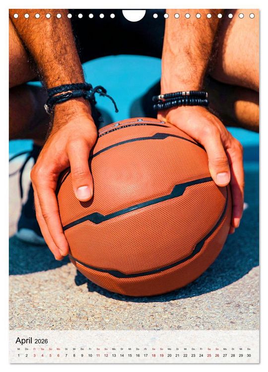 Produktbild: Basketball im Fokus (Wandkalender 2026 DIN A4 hoch), CALVENDO Monatskalender