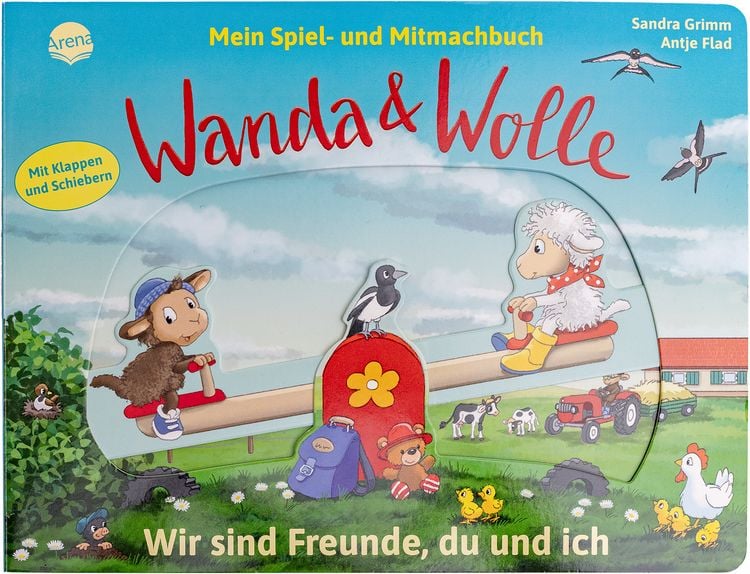 Produktbild: Mein Spiel- und Mitmachbuch &ndash; Wanda und Wolle. Wir sind Freunde, du und ich