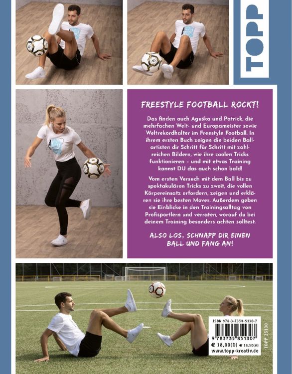 Produktbild: Freestyle Football mit Aguśka & Patrick. Lerne von den Weltmeistern