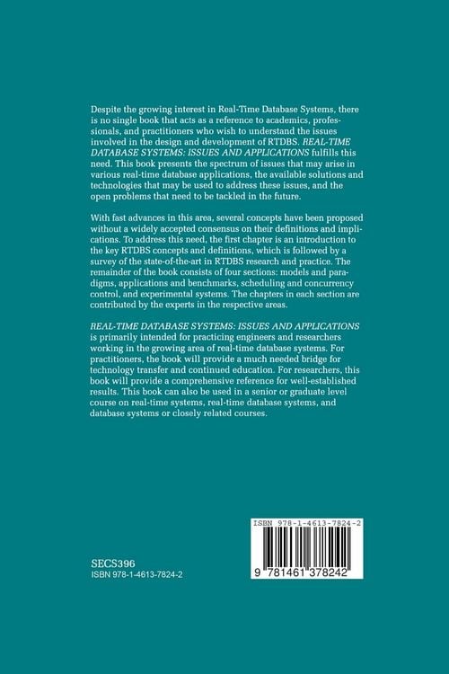 Produktbild: Real-Time Database Systems
