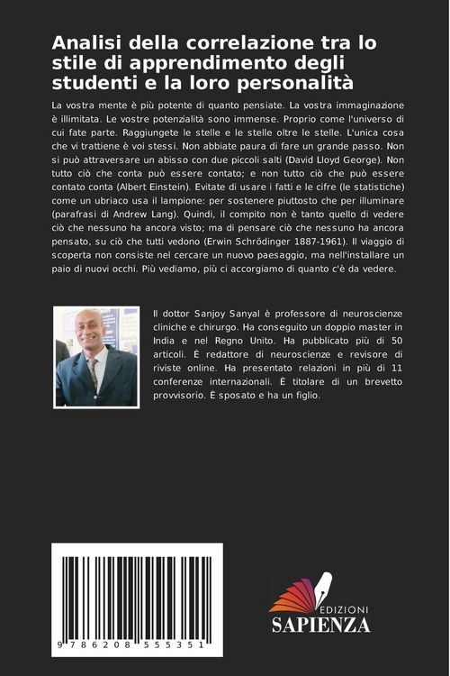 Produktbild: Analisi della correlazione tra lo stile di apprendimento degli studenti e la loro personalit&agrave;
