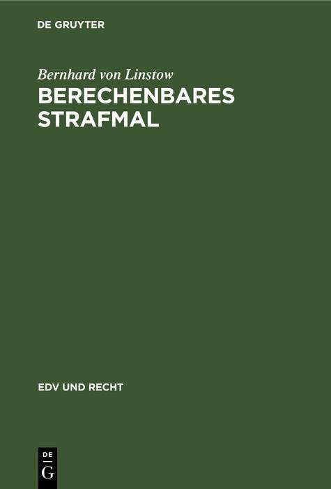 Produktbild: Berechenbares Strafmal