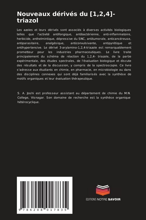 Produktbild: Nouveaux d&eacute;riv&eacute;s du [1,2,4]-triazol