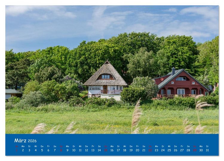 Produktbild: Besuch auf Hiddensee (hochwertiger Premium Wandkalender 2026 DIN A2 quer), Kunstdruck in Hochglanz