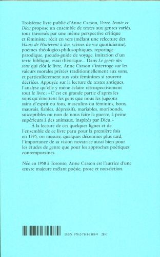 Produktbild: Verre, ironie et Dieu