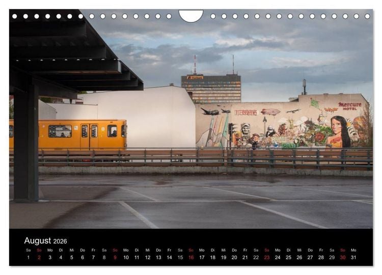 Produktbild: Auf Gleisen durch Berlin (Wandkalender 2026 DIN A4 quer), CALVENDO Monatskalender
