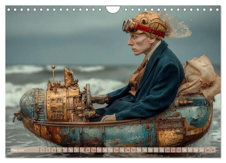 Produktbild: Seelenreise durch Wind und Wellen (Wandkalender 2026 DIN A4 quer), CALVENDO Monatskalender