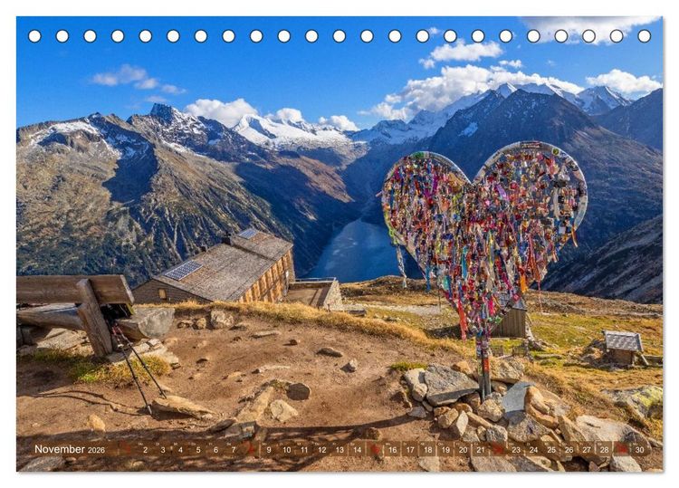 Produktbild: Ein Herz f&uuml;r das Zillertal (Tischkalender 2026 DIN A5 quer), CALVENDO Monatskalender