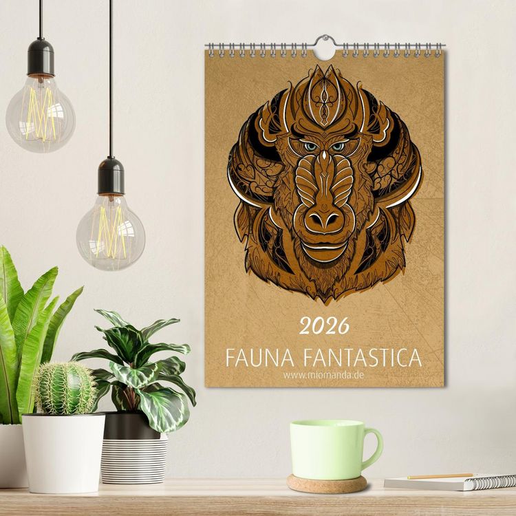 Produktbild: Fauna Fantastica (Wandkalender 2026 DIN A4 hoch), CALVENDO Monatskalender