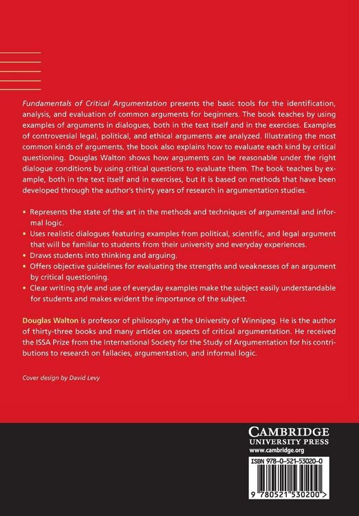 Produktbild: Fundamentals of Critical Argumentation