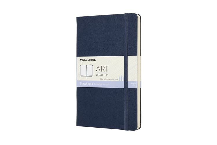 Produktbild: Moleskine Skizzenbuch, Large/A5, 165G-Papier, Hard Cover, Saphir