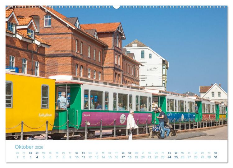 Produktbild: Moin Borkum (Wandkalender 2026 DIN A2 quer), CALVENDO Monatskalender