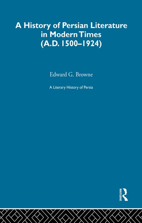 Produktbild: A Literary History of Persia