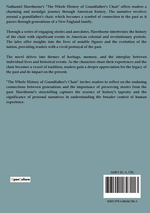 Produktbild: The Whole History of Grandfather's Chair