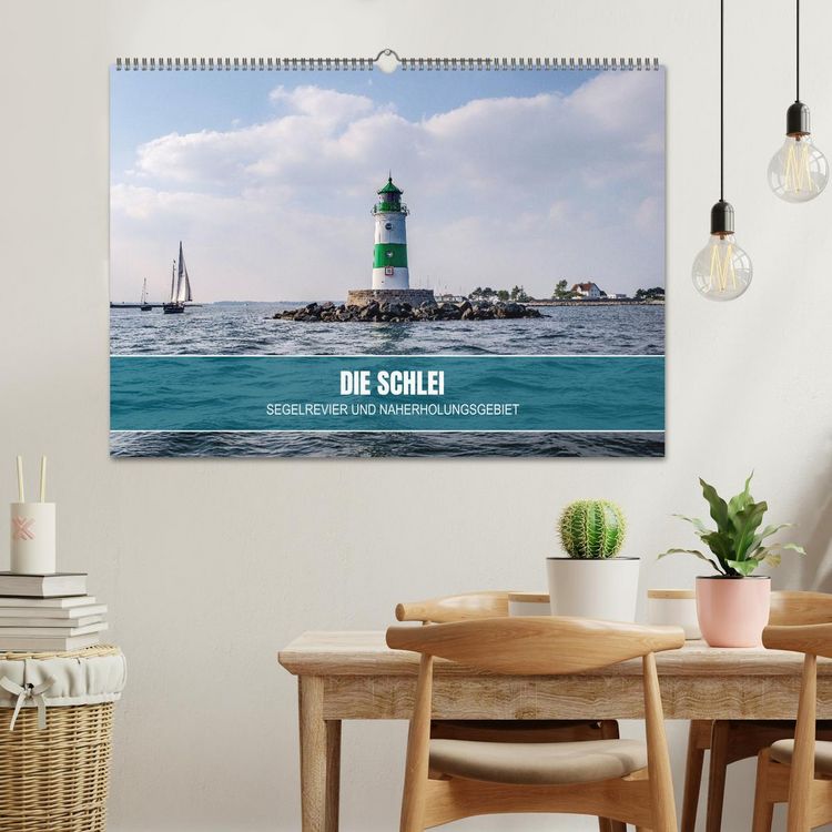 Produktbild: Die Schlei - Segelrevier und Naherholungsgebiet (Wandkalender 2026 DIN A2 quer), CALVENDO Monatskalender