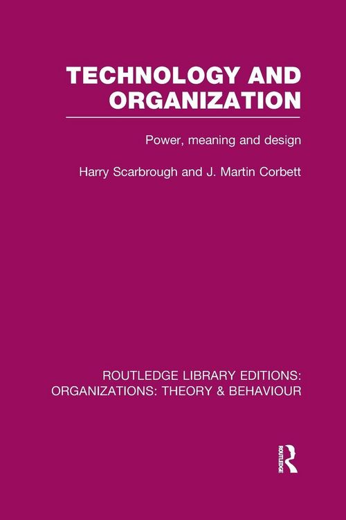 Produktbild: Technology and Organization (RLE