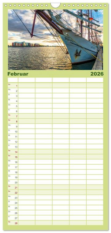 Produktbild: Familienplaner 2026 - Wilhelmshaven - Bezaubernde Momente mit 5 Spalten (Wandkalender, 21 x 45 cm) CALVENDO