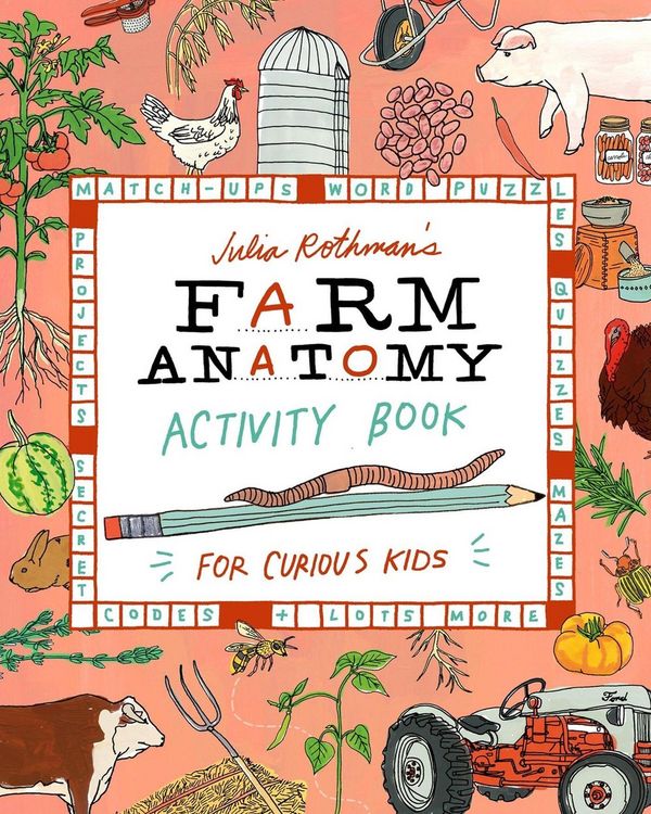 Produktbild: Julia Rothman's Farm Anatomy Activity Book