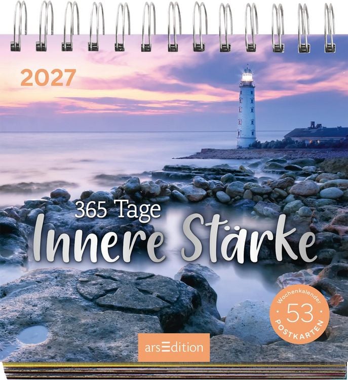 Produktbild: Postkartenkalender Innere St&auml;rke 2027