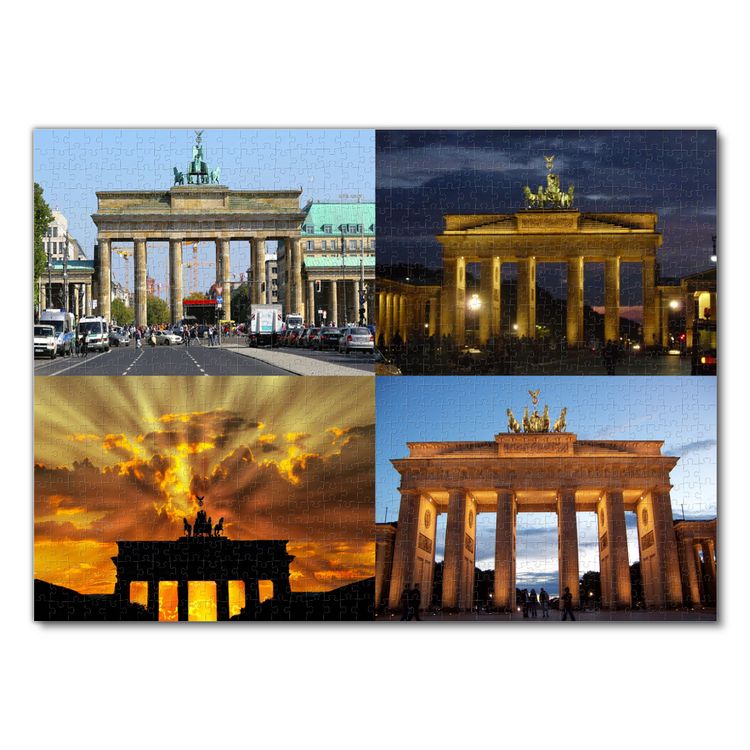 Produktbild: Lais Puzzle Collage Brandenburger Tor 1000 Teile