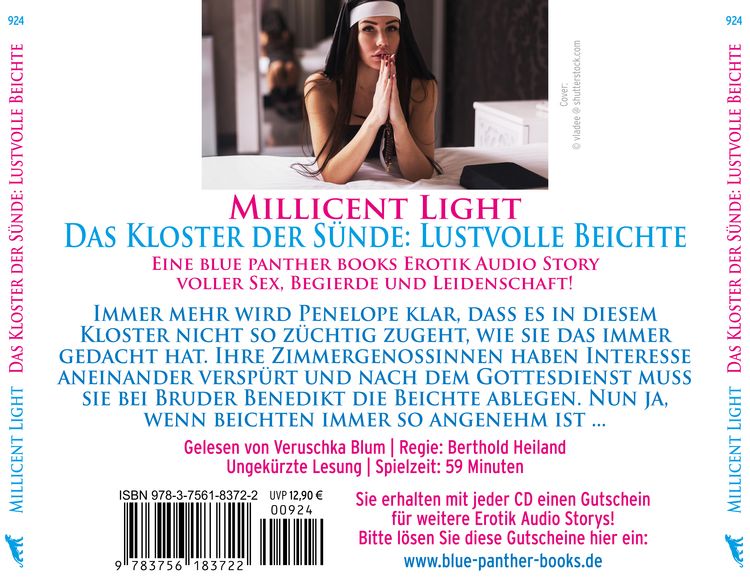 Produktbild: Das Kloster der S&uuml;nde: Lustvolle Beichte | Erotik Audio Story | Erotisches H&ouml;rbuch Audio-CD