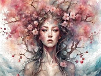 Produktbild: CALVENDO Puzzle Ein Motiv aus dem Kalender Baum Prinzessinnen | 1000 Teile Lege-Gr&ouml;&szlig;e 64x48cm Foto-Puzzle f&uuml;r gl&uuml;ckliche Stunden