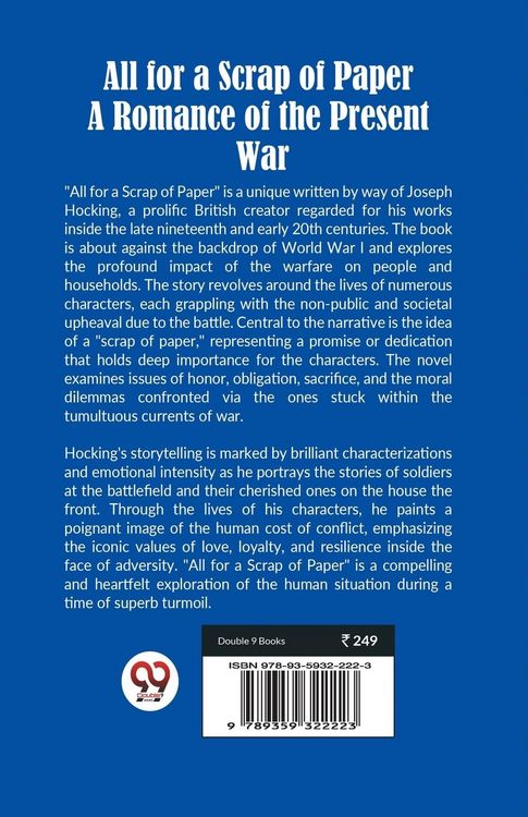 Produktbild: All for a Scrap of Paper A Romance of the Present War