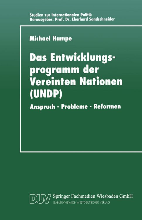 Produktbild: Das Entwicklungsprogramm der Vereinten Nationen (UNDP)