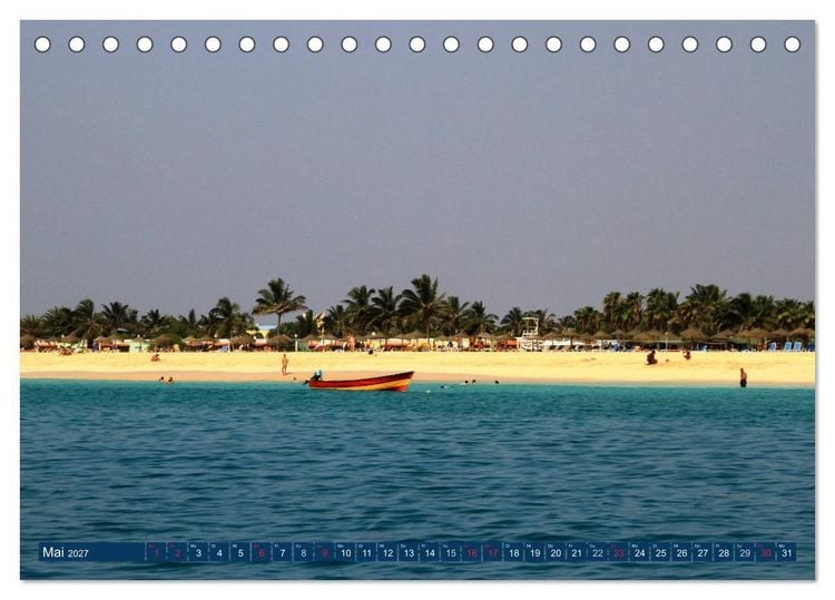 Produktbild: SAL - Kapverdische Insel (Tischkalender 2027 DIN A5 quer), CALVENDO Monatskalender