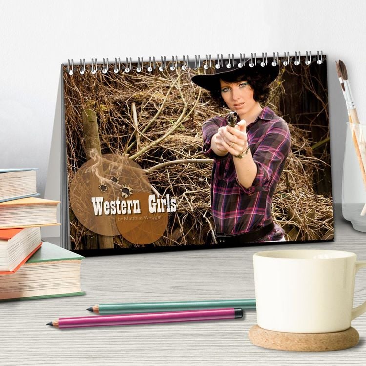 Produktbild: Western Girls (Tischkalender 2026 DIN A5 quer), CALVENDO Monatskalender