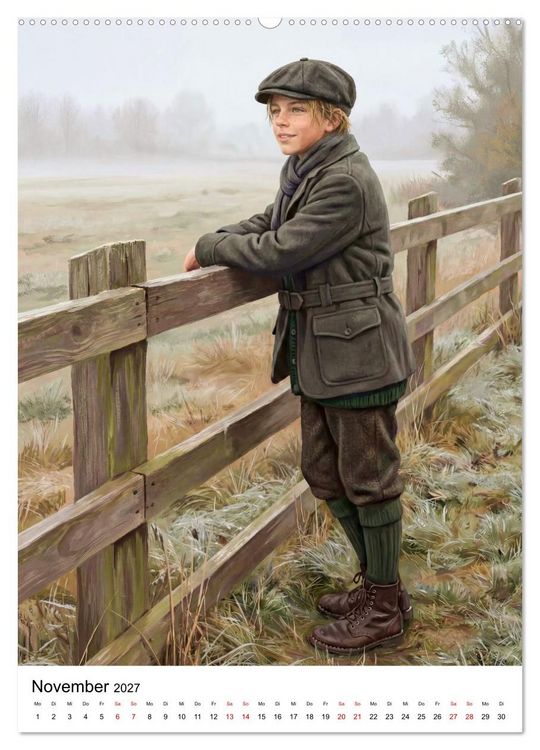 Produktbild: Jungen in der Belle &Eacute;poque (Wandkalender 2027 DIN A2 hoch), CALVENDO Monatskalender