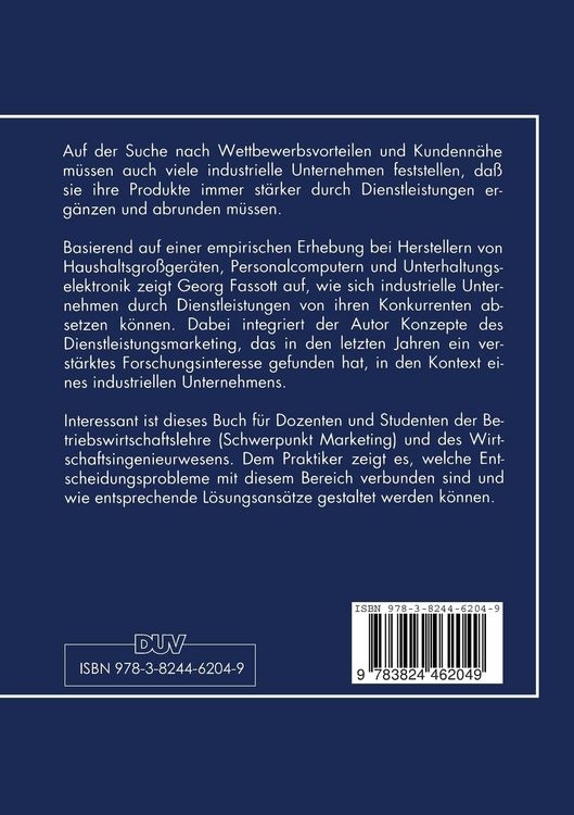 Produktbild: Dienstleistungspolitik industrieller Unternehmen
