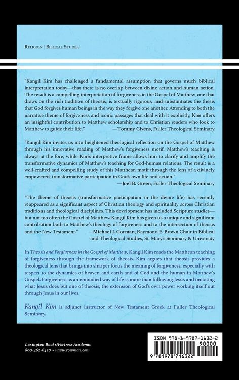 Produktbild: Theosis and Forgiveness in the Gospel of Matthew