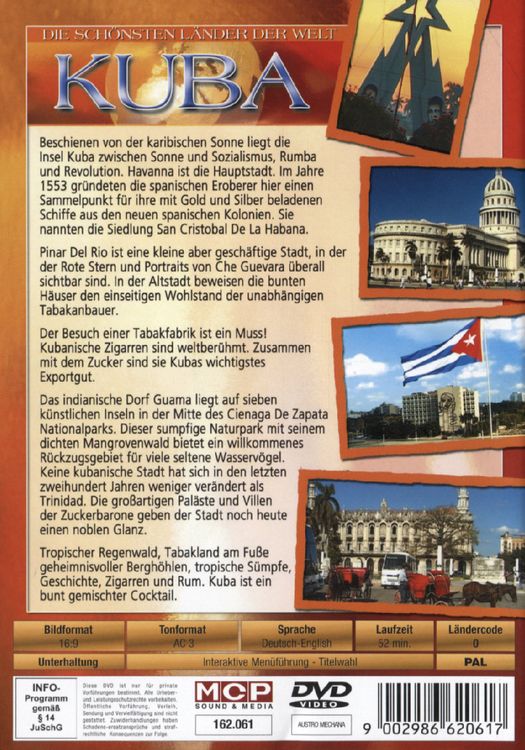 Produktbild: Kuba - Die sch&ouml;nsten L&auml;nder der Welt