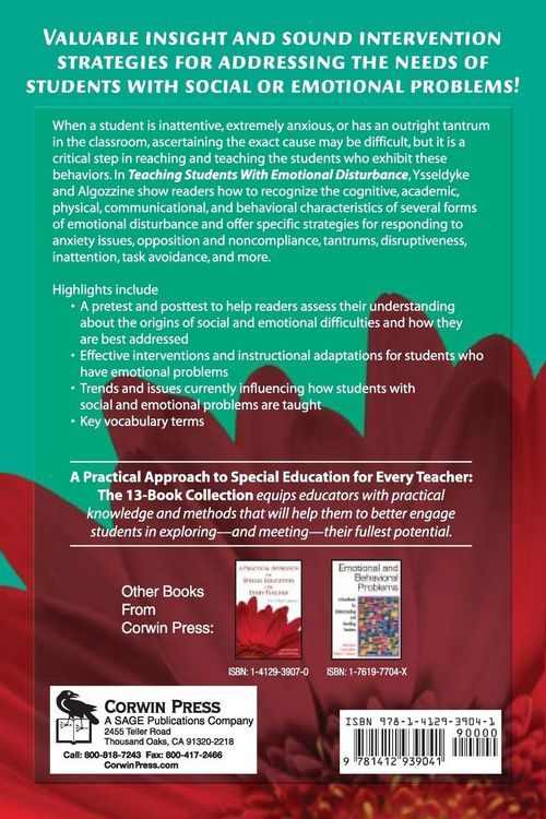 Produktbild: Teaching Students With Emotional Disturbance