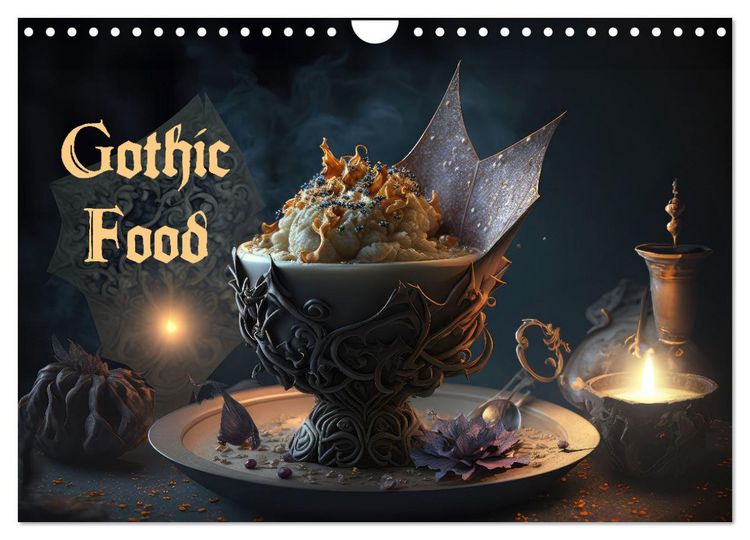 Produktbild: Gothic Food (Wandkalender 2026 DIN A4 quer), CALVENDO Monatskalender