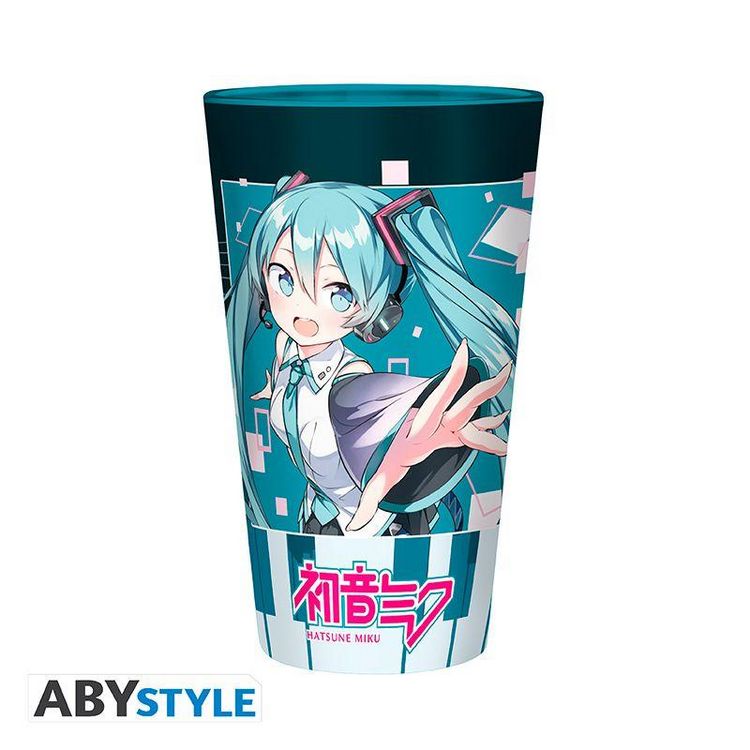 Produktbild: HATSUNE MIKU - Large Glass - 400ml - Musical City - box