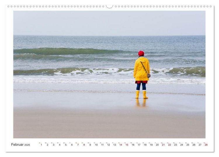 Produktbild: Buntes und bl&uuml;hendes Borkum (Wandkalender 2026 DIN A2 quer), CALVENDO Monatskalender