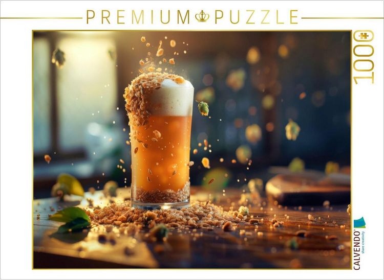 Produktbild: CALVENDO Puzzle Weizensmoothie | 1000 Teile Lege-Gr&ouml;&szlig;e 64x48cm Foto-Puzzle f&uuml;r gl&uuml;ckliche Stunden