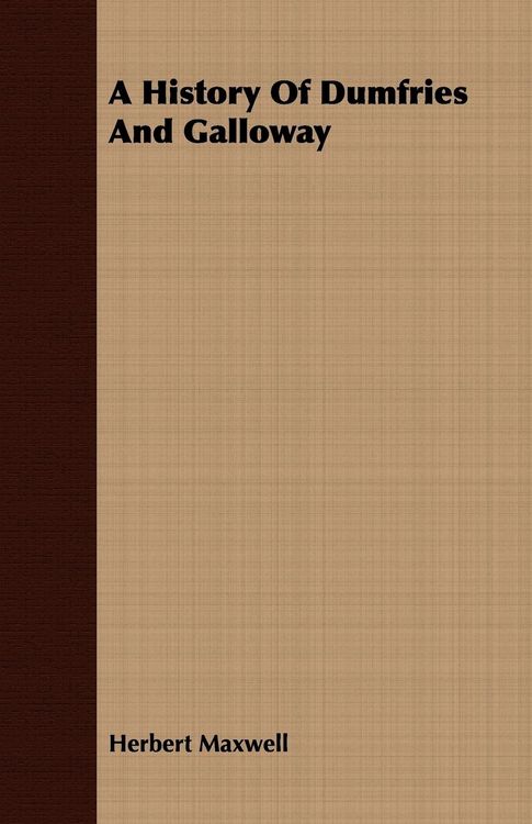 Produktbild: A History of Dumfries and Galloway