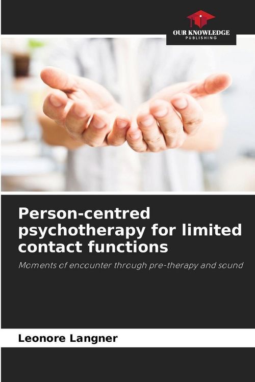 Produktbild: Person-centred psychotherapy for limited contact functions
