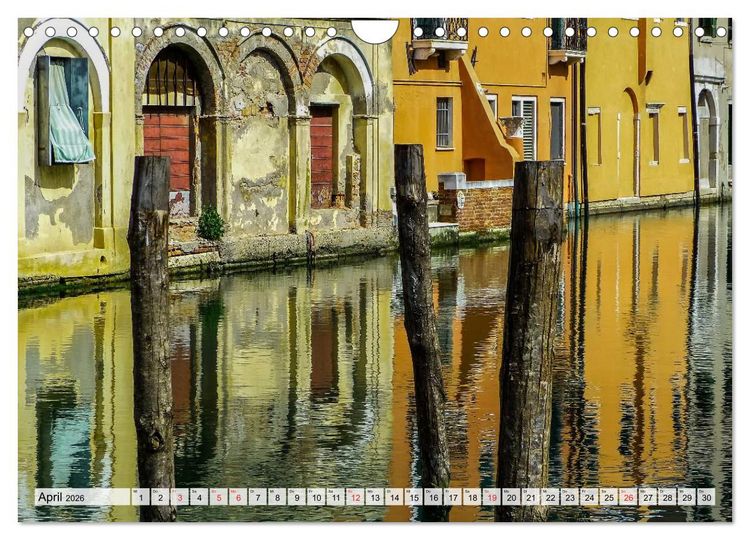 Produktbild: Chioggia - Venedigs kleine Schwester (Wandkalender 2026 DIN A4 quer), CALVENDO Monatskalender