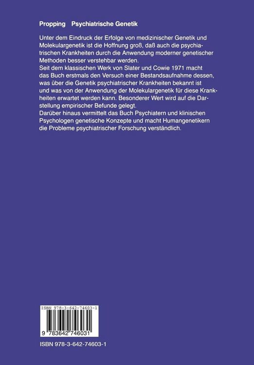 Produktbild: Psychiatrische Genetik