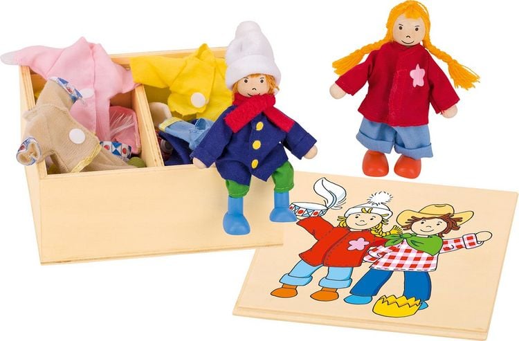 Produktbild: Biegepuppen Birte & Ben, Klamottenkiste