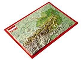 Produktbild: Reliefpostkarte &Ouml;sterreich