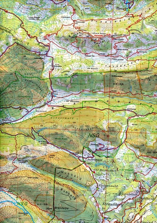 Produktbild: Kleinwalsertal, Hoher Ifen, Widderstein 1:25 000