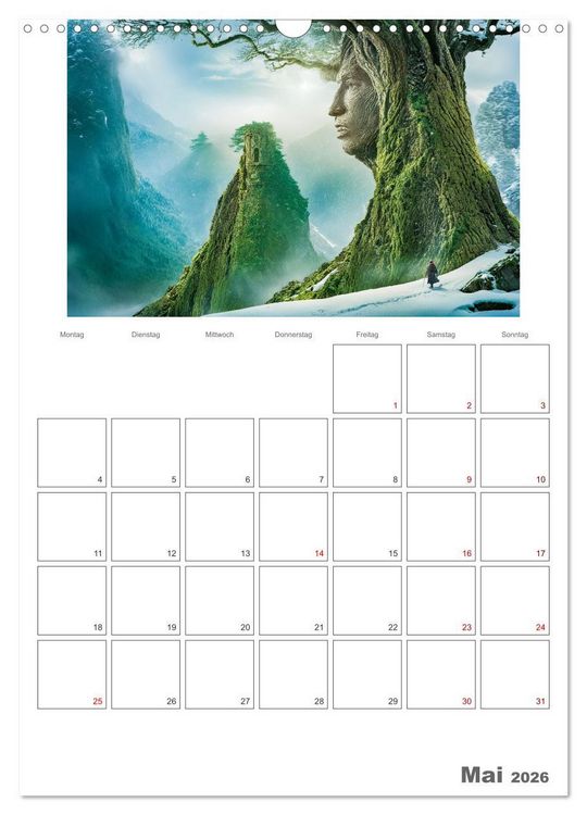 Produktbild: Der Zauberwald Eine geheimnisvolle Reise (Wandkalender 2026 DIN A3 hoch), CALVENDO Monatskalender